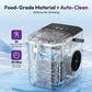 LOEFME 12kg/24h Electric Ice Maker Machine Bullet Ice 6 Mins 9pcs Ice Cubes Self-Cleaning Ice Maker for Home Cafes Camping Party
