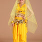dance5 Piece Set Belly Dance Costumes Set Indian Dress Handmade Kids Belly Dance Costumes for Girls Bollywood Performance Cloth