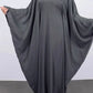 Ramadan Eid Soft Crepe Khimar Batwing Abaya Dubai Islam Muslim Modest African Dresses For Women Kaftan Kebaya Robe Femme Musulma
