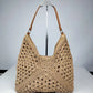 New Summer Straw Crochet Bag Leisure Vacation Weave Shoulder Bag Casual Beach Women's Handbags Ladies/Girls