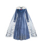 Elsa Dress for Girl Princess Birthday Party Winter Costume Kids Cosplay Frozen Evening Long Sleeve Clothes Snow Queen