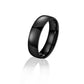 Fashion Charm Jewelry Ring for Men Women Stainless Steel Black Rings Wedding Engagement High Quality Matte Male Accessory