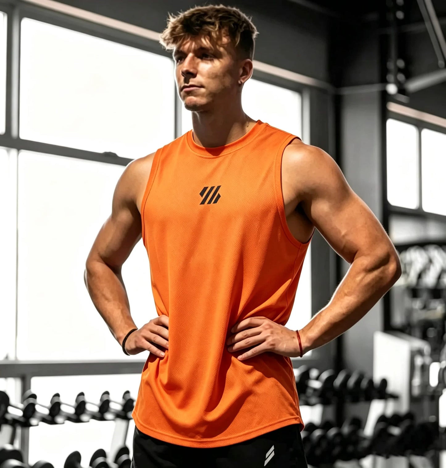Sleeveless T-shirt Men Quick-drying Fitness Bodybuilding Shirt Male Fashion Basketball Vest Mesh Breathable Summer Gym Tank Men