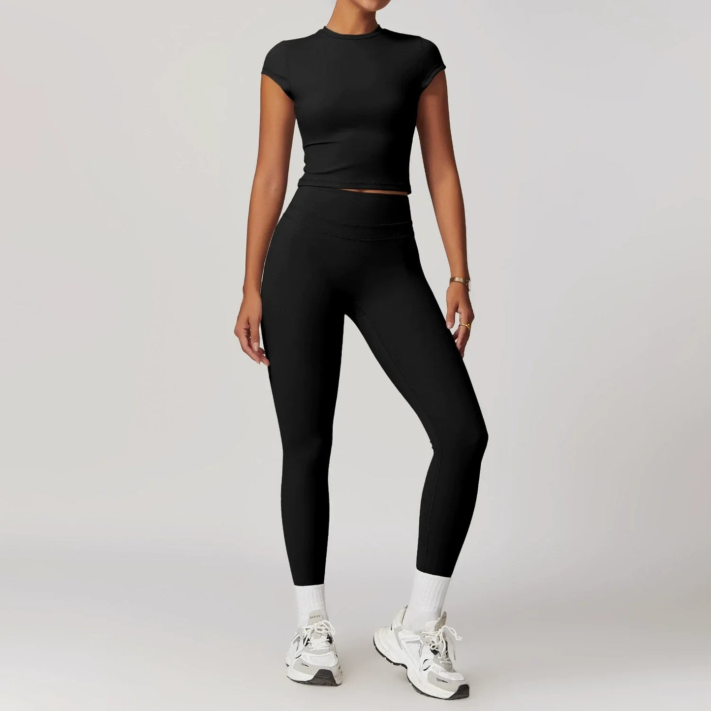 2 Pieces Sportswear Women Yoga Set Gym Clothes Sportswear Yoga Suits Fitness Set Tracksuits Sports Bra Gym High Waist Leggings