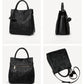 Ladies' fashionable and elegant camellia tote bag with large capacity and multiple compartments, vintage shoulder bag