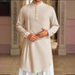Men's Muslim Dress Long-sleeved Clothing 100% Cotton Pullover Kaftan Robe Men Jubba Thobe Pakistan Saudi Arab Caftan Islamic Top