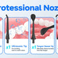 Portable Oral Irrigator with 5 Jet Tips , 5 Cleaning Modes of 3 water pressure , 300ml Water Tank IPX7 Waterproof Water Flosser