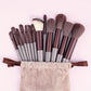 Professional Makeup Brush Set - Soft Fluffy Kabuki & Blending Brushes for Foundation, Powder, Eyeshadow | Beauty Tools Kit