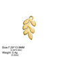 EUEAVAN 5pcs Stainless Steel Charms for Jewelry Making Leaves Lotus Flower Star Pendant Mini Charm Necklace Bracelet DIY Gifts