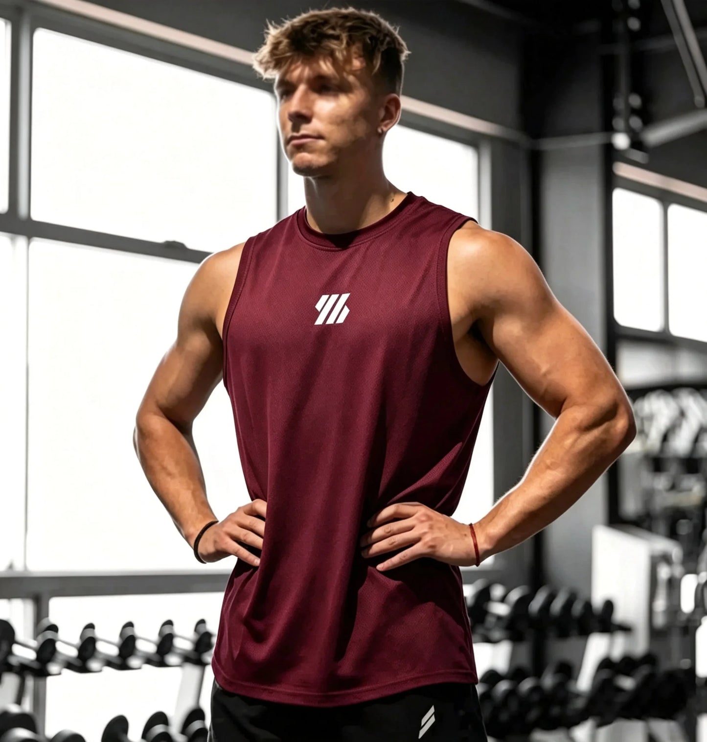 Sleeveless T-shirt Men Quick-drying Fitness Bodybuilding Shirt Male Fashion Basketball Vest Mesh Breathable Summer Gym Tank Men
