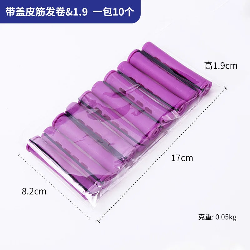 10pcs Hair Cold Roller Heatless Curling Curlers Hair Heatless Curling Rods Magic Hair Curlers Without Heat Wave Curly Perm Rods