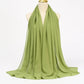 Muslim Chiffon Hijabs For Woman Long Solid Color Head Wrap For Women Shawls Scarves Ladies Muslim Veil Hijab
