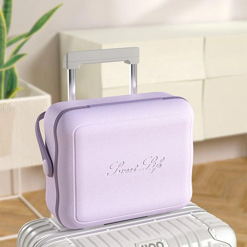 LED Cosmetic Case with Lights and Mirror Cosmetic Bag Large Capacity Premium Feeling Cosmetic Bag Luxury Makeup Bag Case