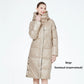ICEbear 2023 Winter Fashionable Jacket Women's Hooded Warm Parkas Puffer Jackets Hight Quality Female Quilted Coat  GWD20155D