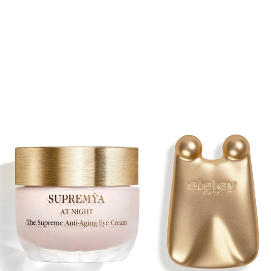 anti-aging eye cream, luxury anti-aging eye cream, best night eye cream, Sisley anti-aging eye cream, anti-aging eye cream for puffiness, anti-aging night cream UK, anti-aging eye treatment, eye cream for dark circles, Sisley Supremya At Night, firming eye cream