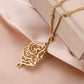 "I AM NEAR" NECKLACE Qur'an Allah Calligraphy Personalized Stainless Steel Islamic Pendant Jewelry For Women Gifts Religious