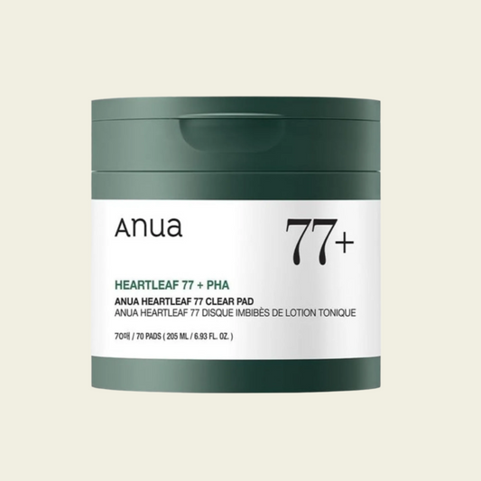 ANUA Heartleaf 77 Toner Pad, Mild Exfoliating Facial Pads for Glass Skin - 70 Pads