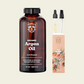 Bionoble Organic Argan Oil 50ml - 100% Pure, Natural and Cold Pressed - for Hair, Face, Body, Beard, Nails - Vegan and Cruelty Free - Glass Bottle + Pipette + Pump
