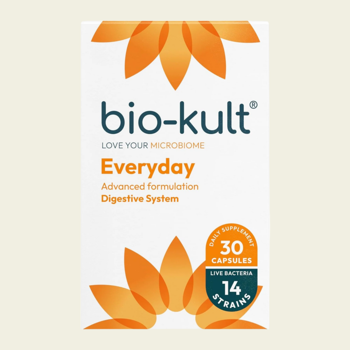 Bio-Kult Everyday | 14 Strains Probiotic | Daily Gut Support | 30 Capsules, gut health, helathy bacteria, live bacteria cultures , gut microbiome, antibiotic, bifidobacteria, buy health supplements online in UK at luxsupp at best price