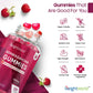 Ashwagandha Gummies 1200mg - 120 Gummies - 2 Months Supply - Tasty Natural Raspberry Flavour - 2 per Day - Ashwagandha Root Extract Supplement - Vegan, Non-GMO, Gluten-Free & Travel-Friendly
