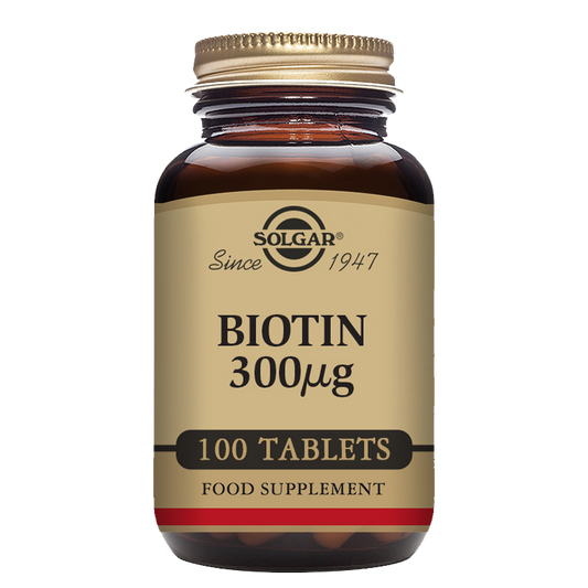 Solgar Biotin 300 Mcg Tablets - Pack Of 100