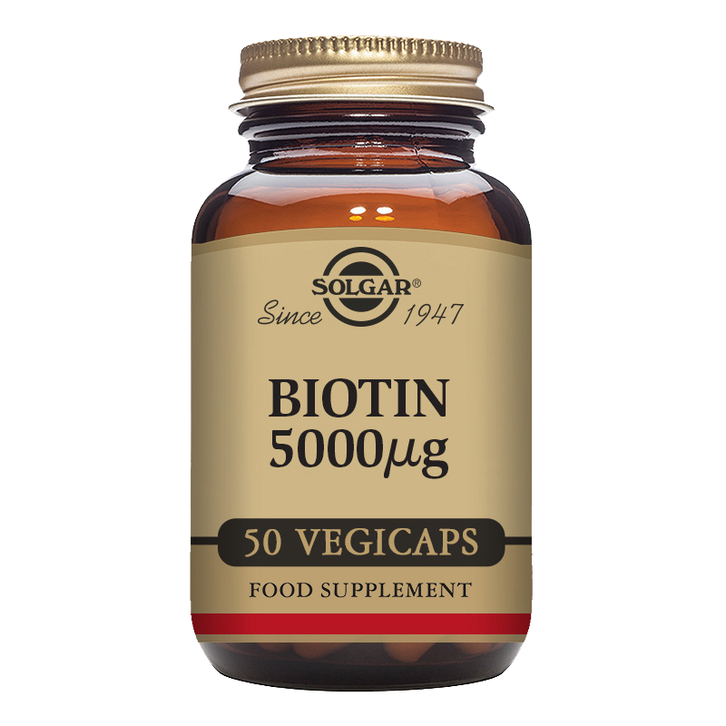 Solgar Biotin 5000 Mcg Vegetable Capsules