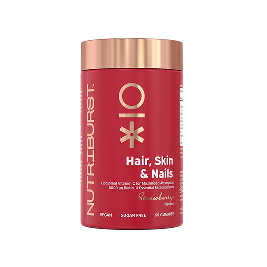 Nutriburst - Hair Skin and Nails Gummies - Biotin Zinc Vitamin E