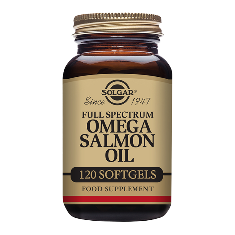 Solgar Full Spectrum Omega Salmon Oil Softgels - Pack of 120