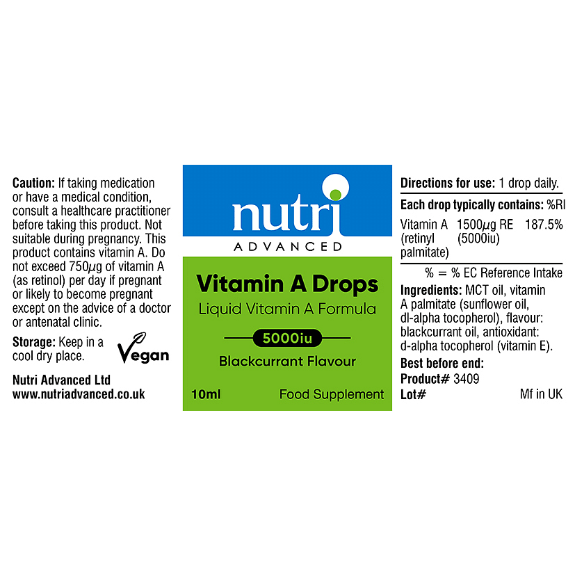 Nutri Advanced Vitamin A Drops